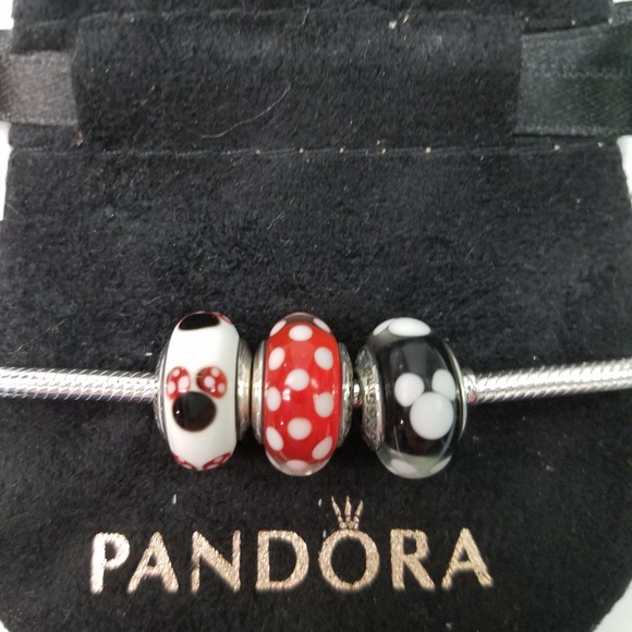 Pandora Jewelry - Authentic Pandora Minnie & Mickey Disney CharmsNEW